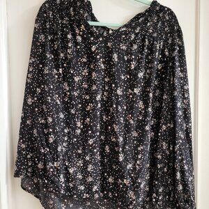 In Every Story Penningtons Floral Smocked Blouse - Size 1X